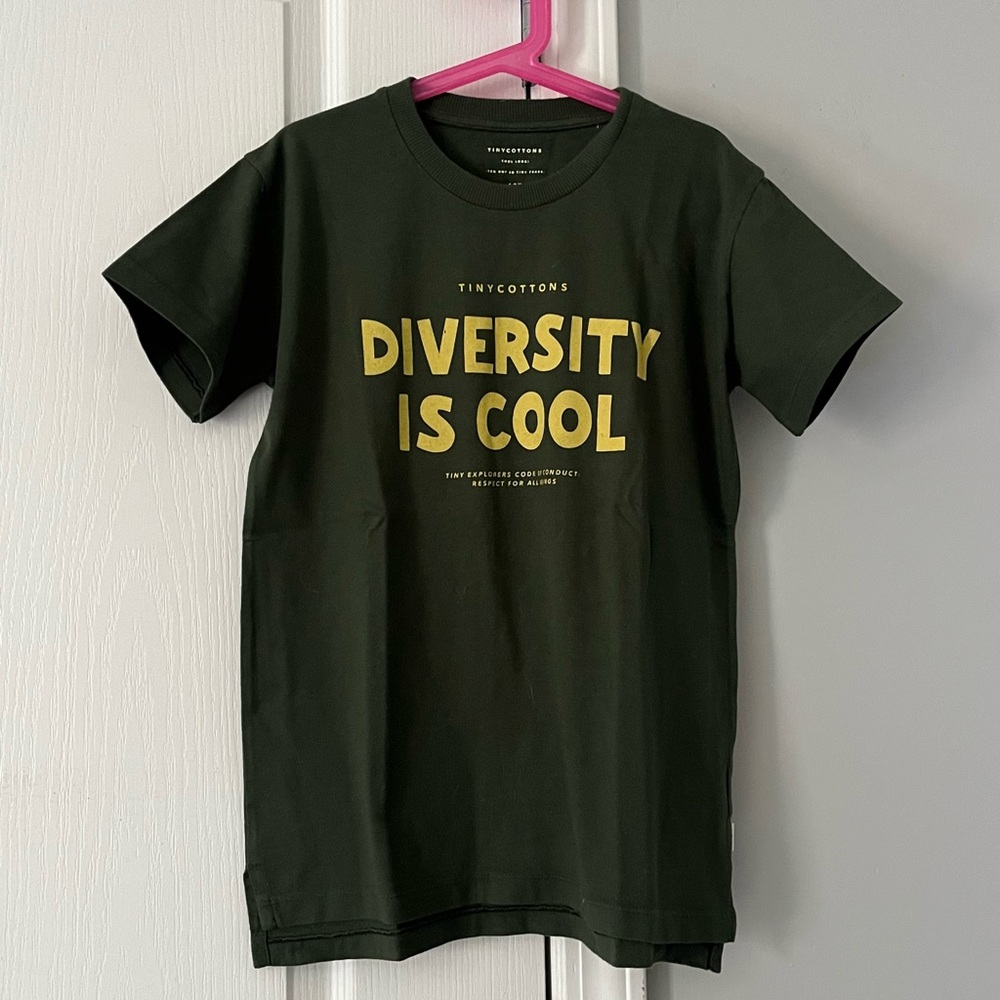 Tinycottons -Diversity Is Cool- Tee NWT!